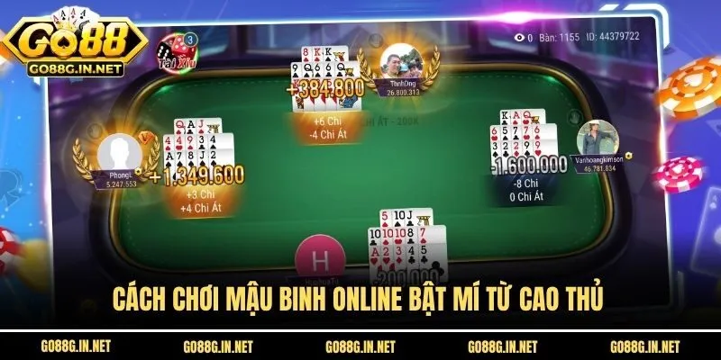 Cách chơi Mậu binh online bật mí từ cao thủ 