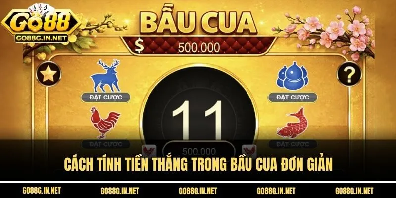 Cách tính tiền thắng trong bầu cua đơn giản
